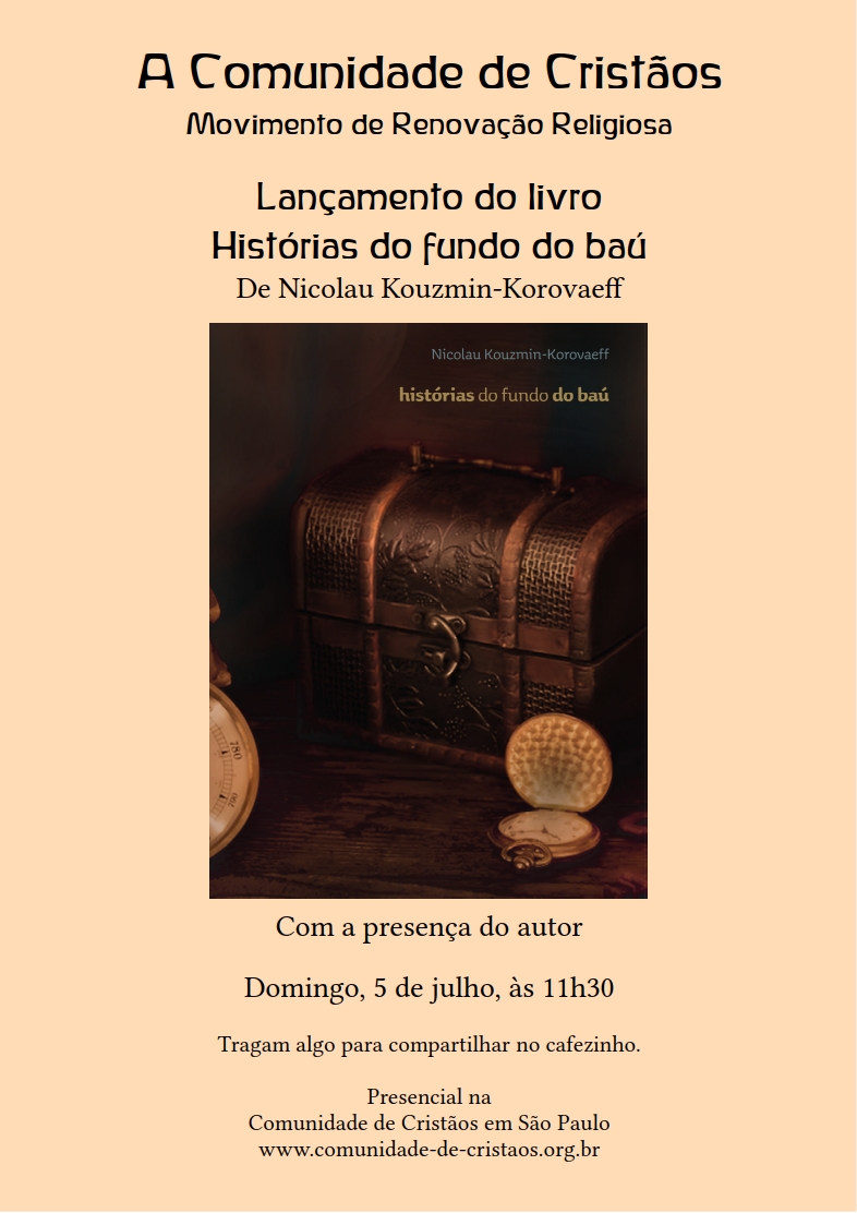 Lançamento do livro "Histórias do fundo do baú"