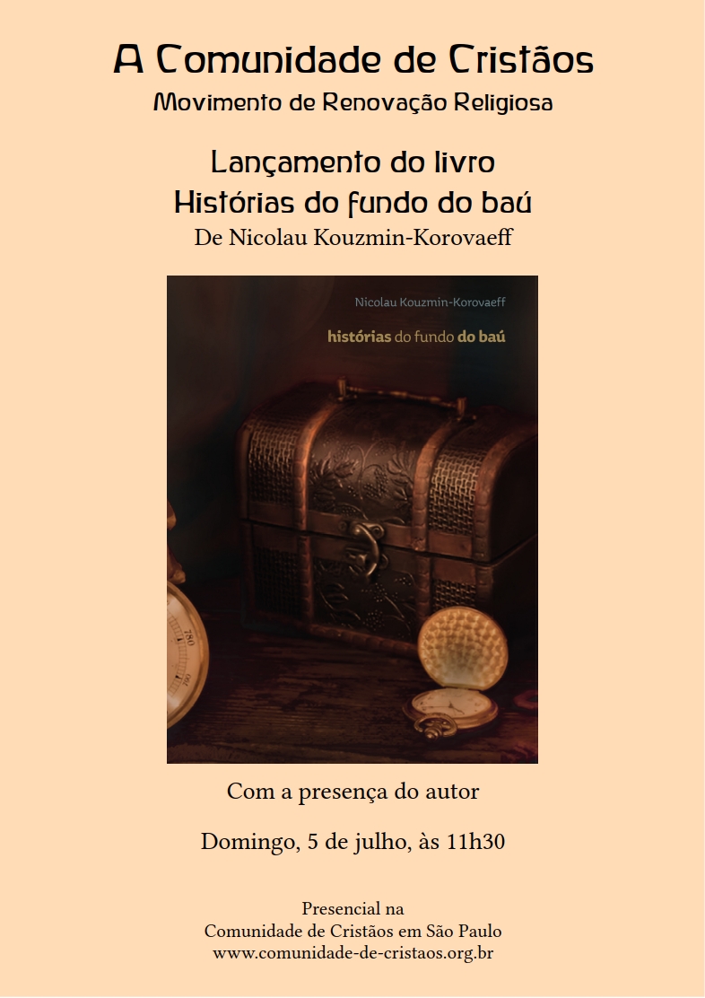 Lançamento do livro "Histórias do fundo do baú"