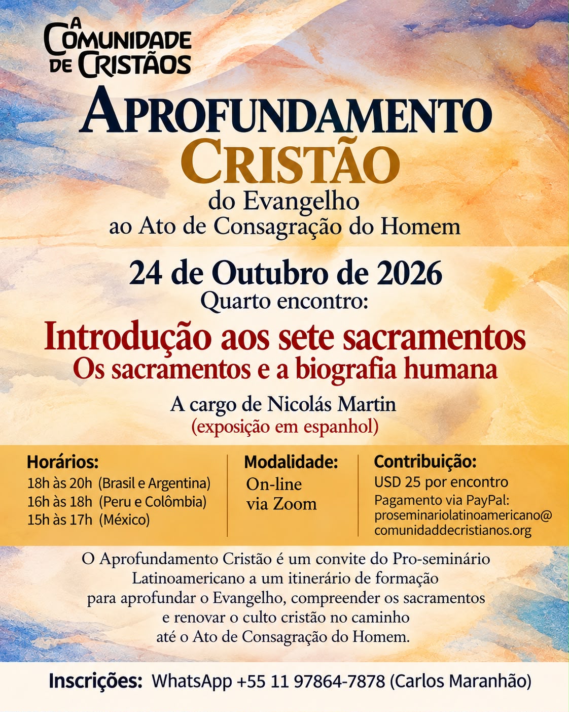 Introdução aos sete sacramentos