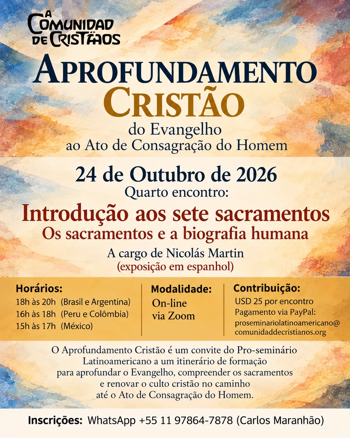 Introdução aos sete sacramentos