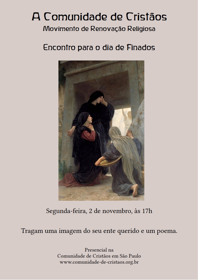 Encontro para o dia de Finados